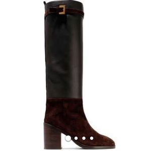 Stuart Weitzman Riding Style Heel  Knee Boots
